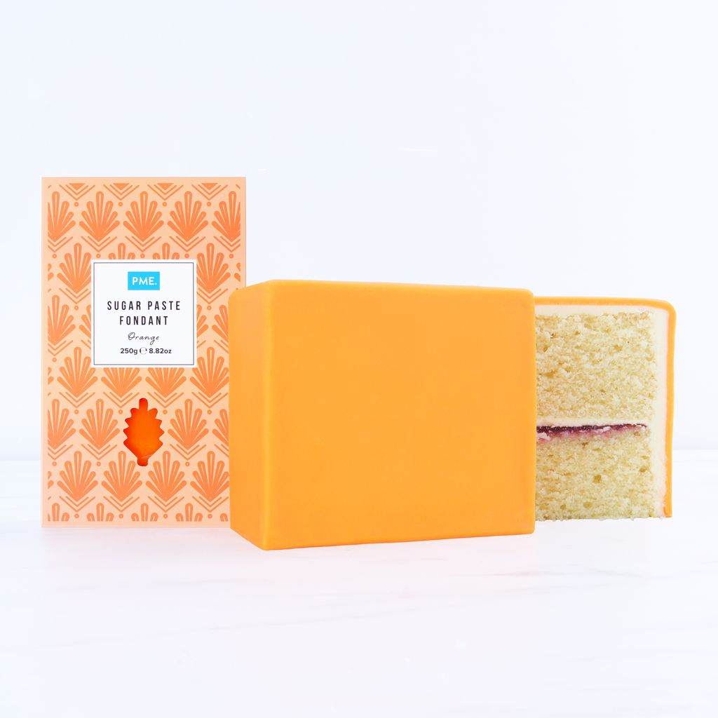 PME Sugarpaste Fondant 250g - Orange