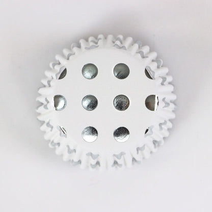 PME Cupcake Cases - Polka Dot - Silver Foil