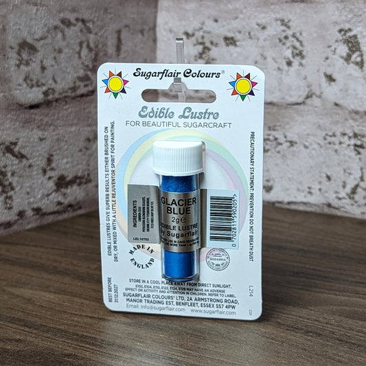 Sugarflair Edible Lustre Dust 2g - Glacier Blue