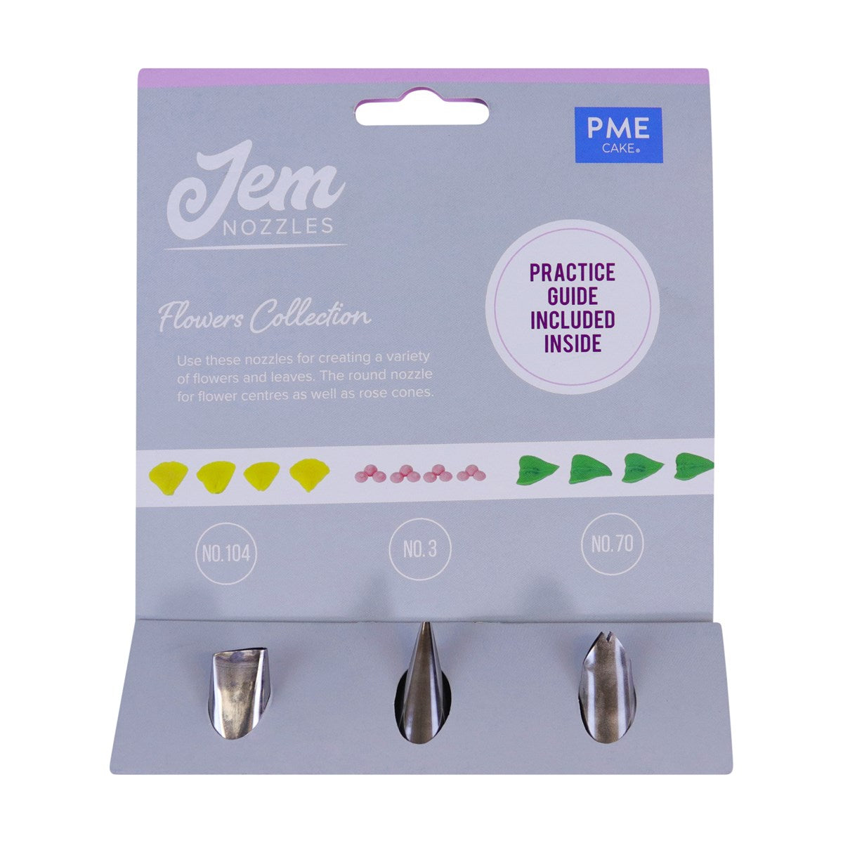 PME/JEM Nozzle Set - Flowers Collection #104 #3 #70