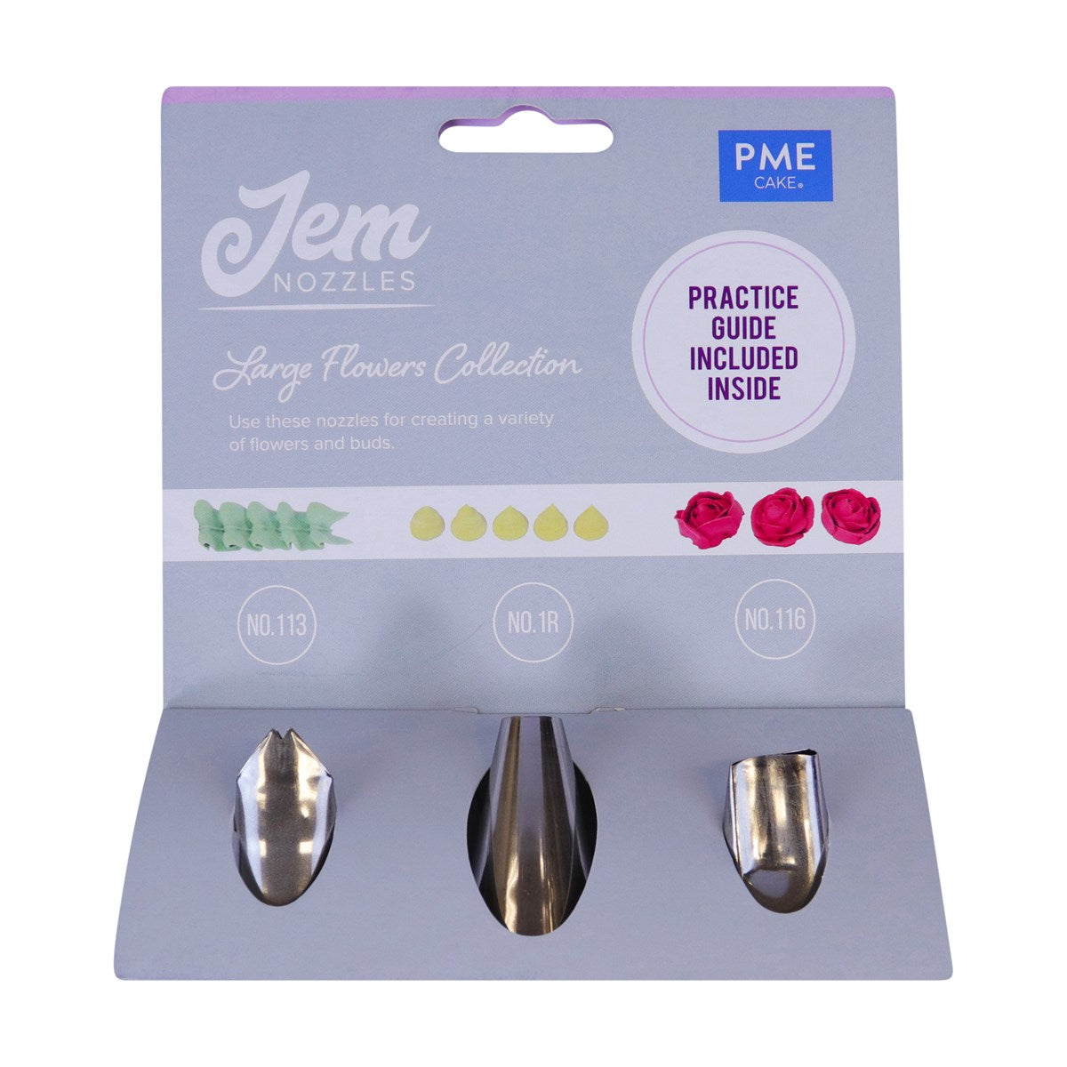 PME/JEM Nozzle Set - Large Flowers Collection #113 #1R #116