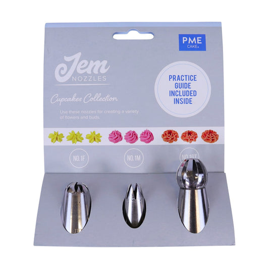 PME/JEM Nozzle Set - Cupcakes Collection #1F #1M #16T