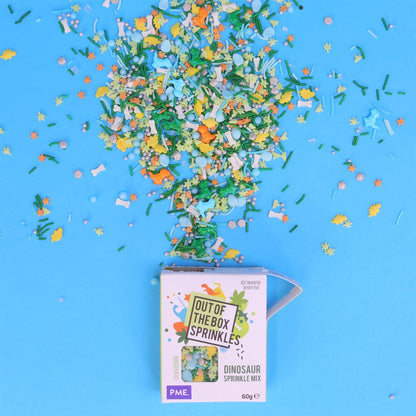 PME Ootb Sprinkles 60g - Dinosaur Mix