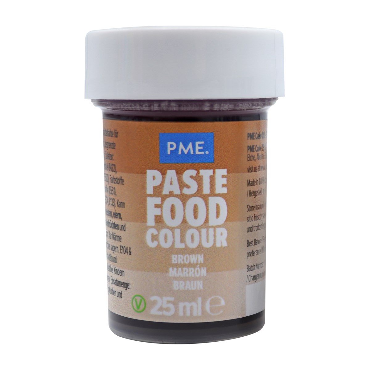 PME Colour Paste - Teddy Bear Brown - 25g