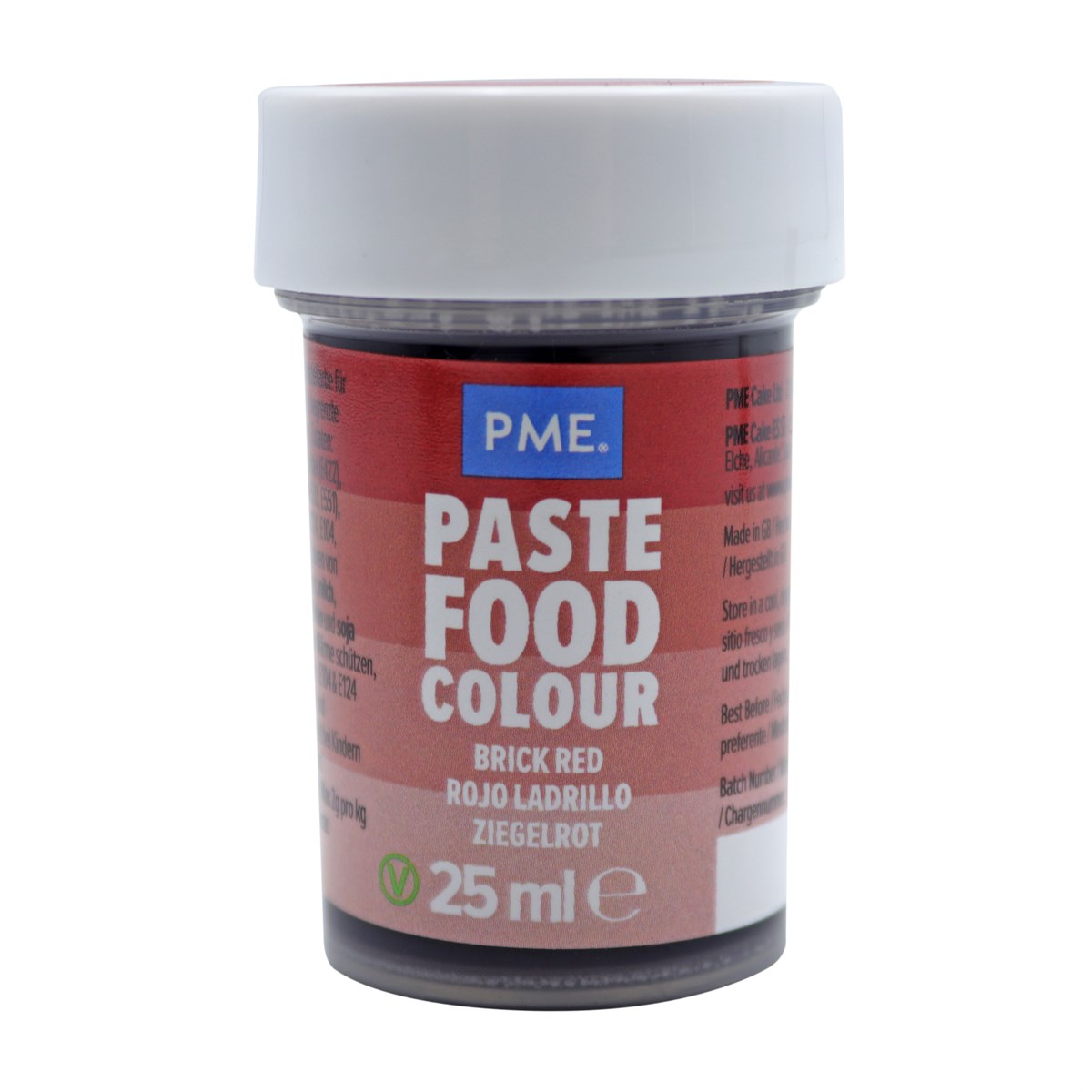 PME Colour Paste - Brick Red - 25g
