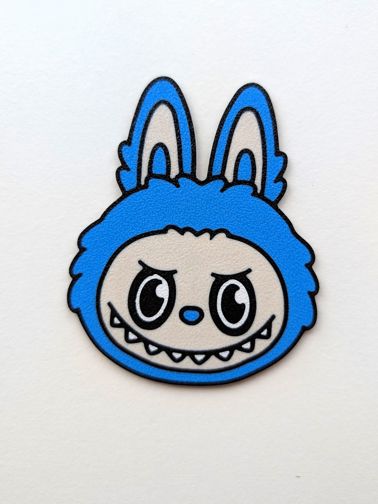Labubu Style Cake Charm Decoration - Blue