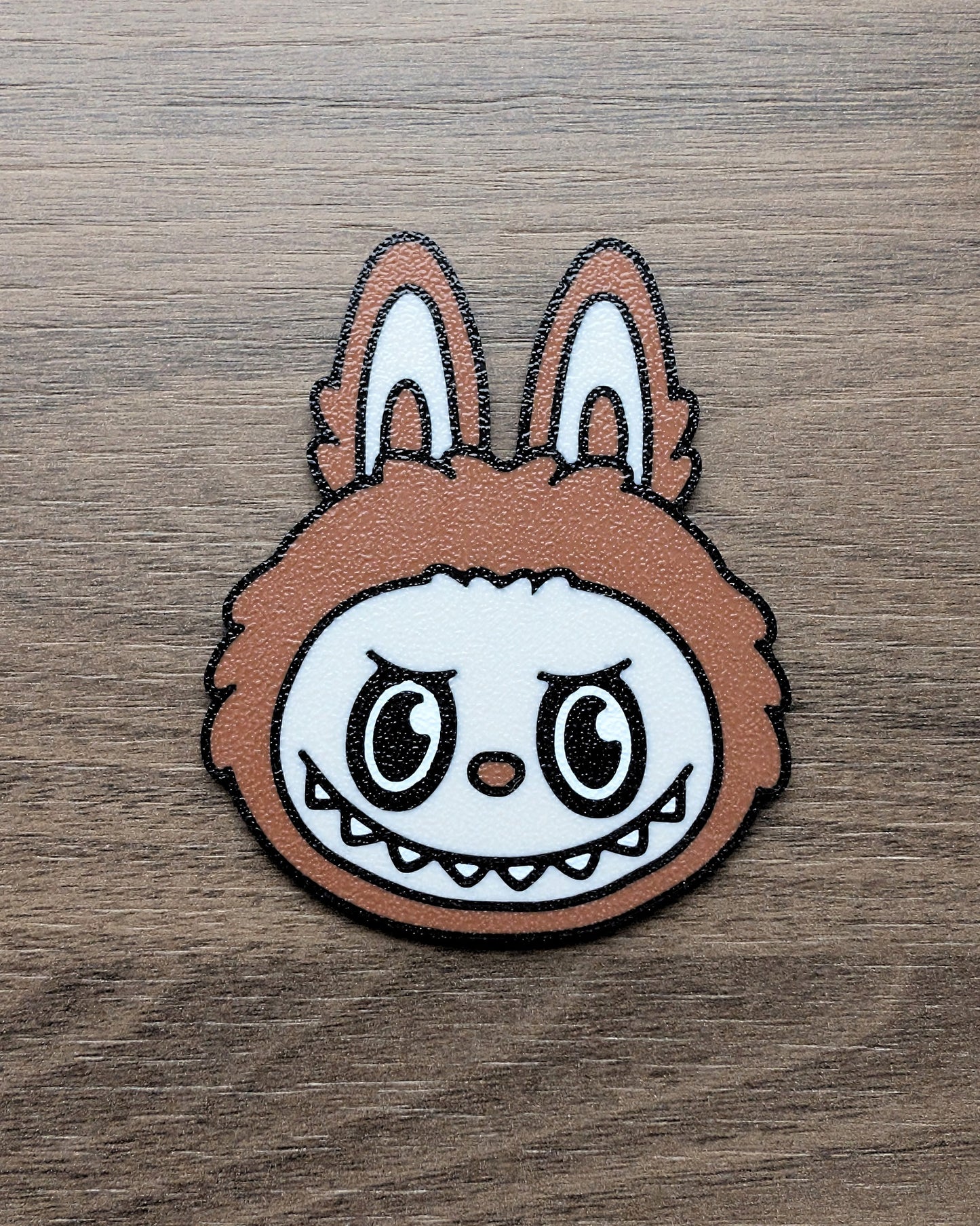 Labubu Style Cake Charm Decoration - Brown
