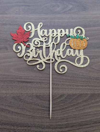 Halloween Birthday Card Topper