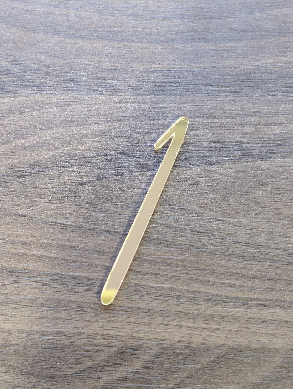 Acrylic - Number 1 - Gold