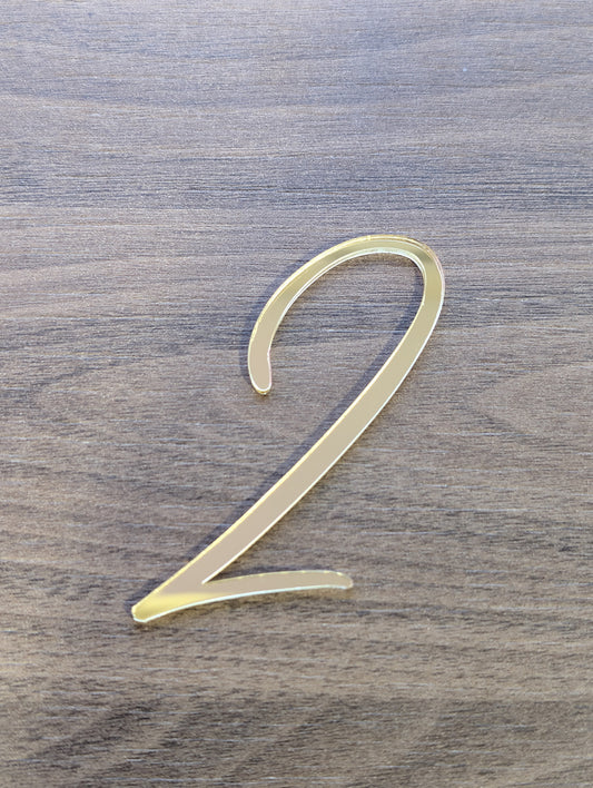 Acrylic - Number 2 - Gold