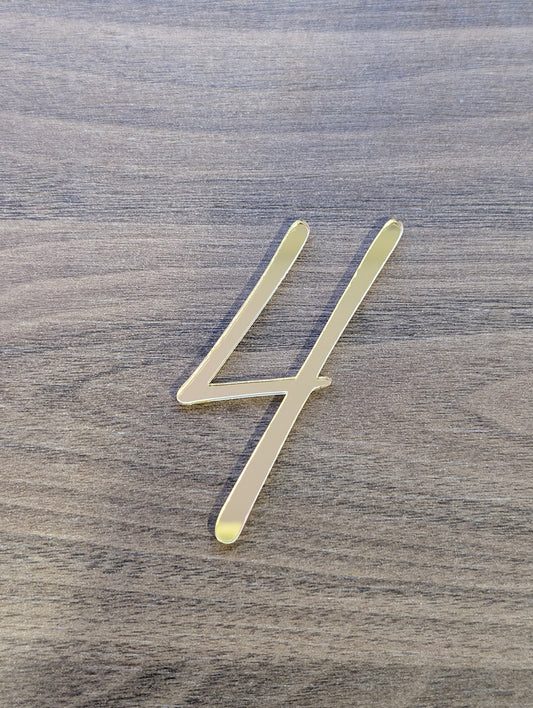 Acrylic - Number 4 - Gold