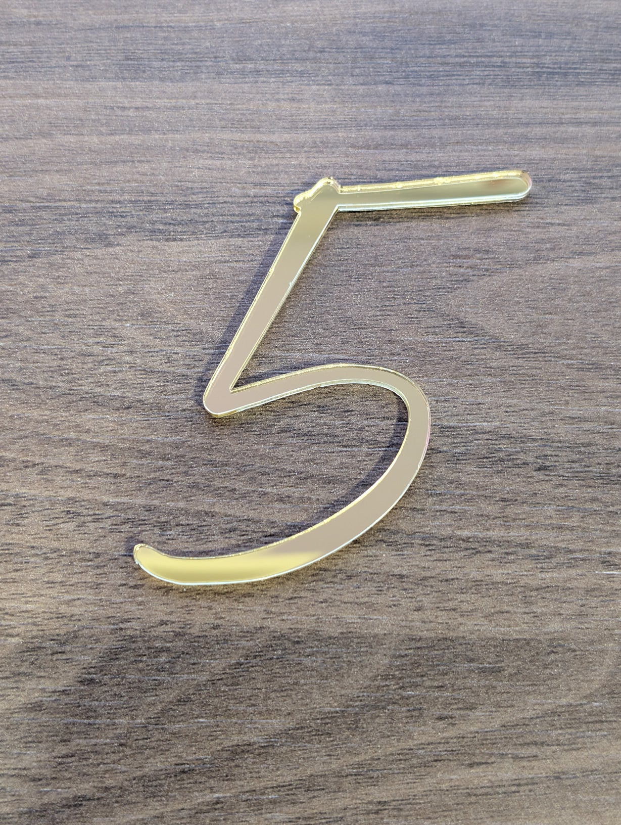 Acrylic - Number 5 - Gold