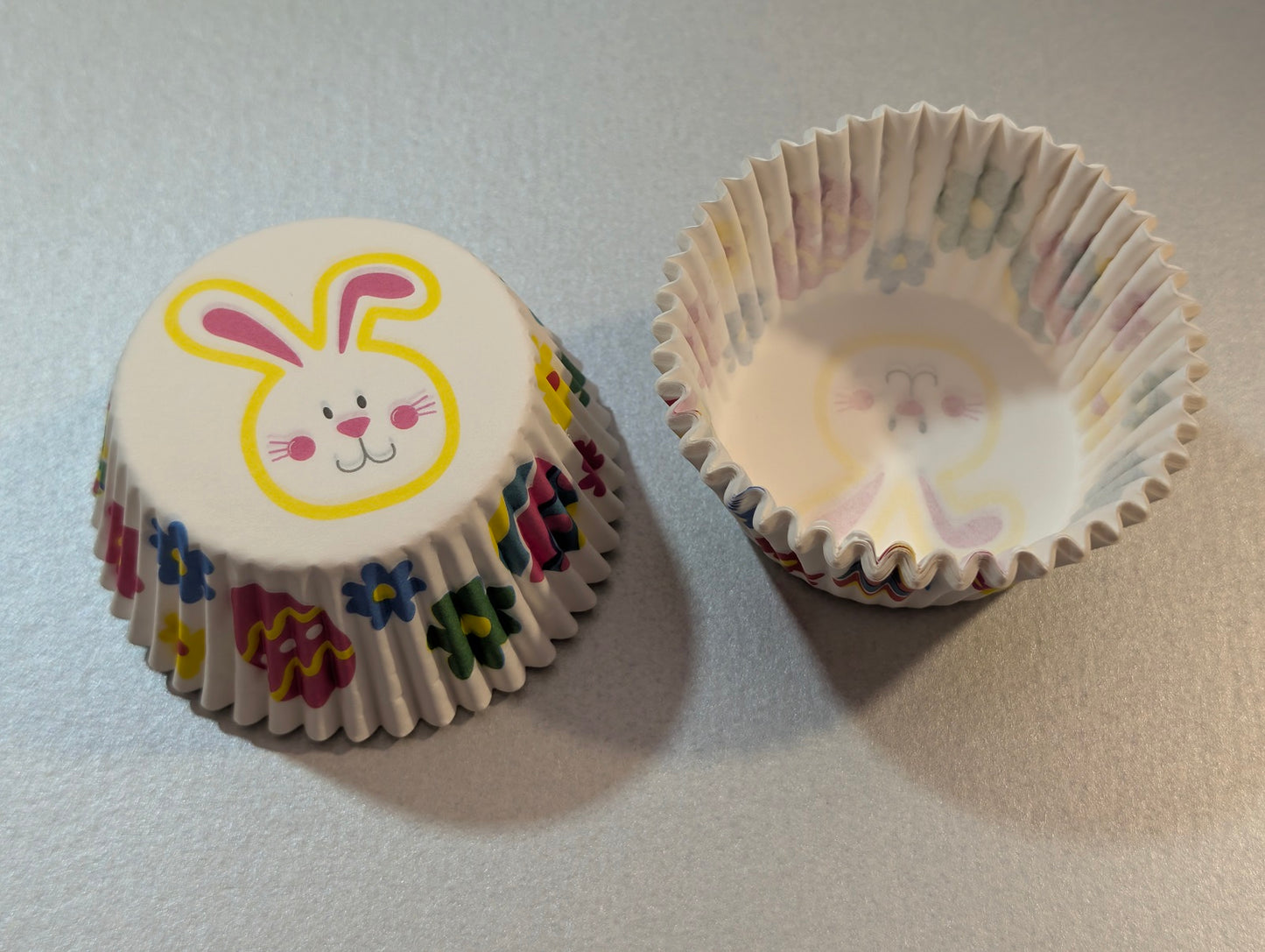 Easter Bunny Cupcake Cases White