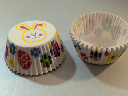Easter Bunny Cupcake Cases White