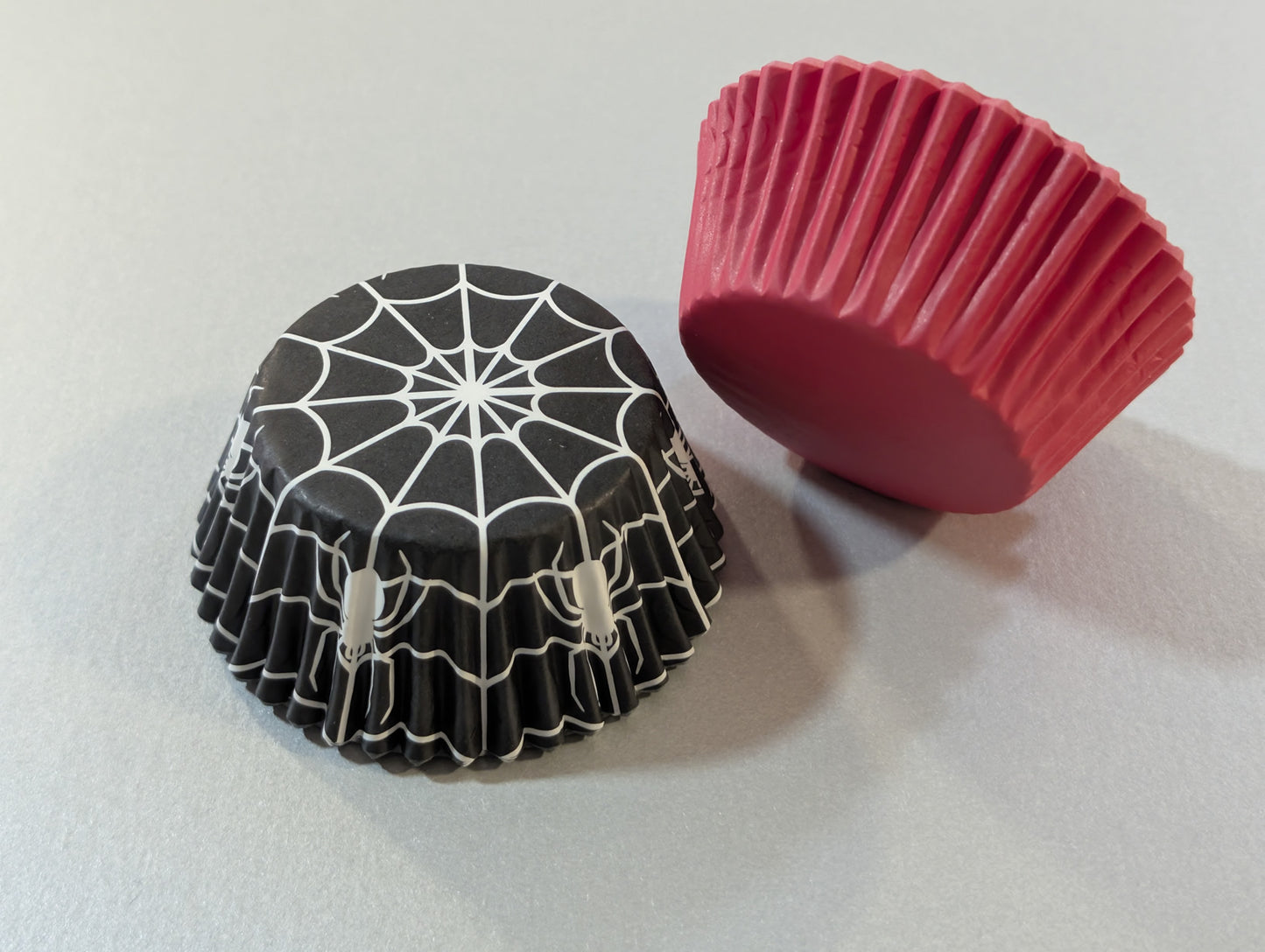 BWL Baking Cases - Spider Web + Red 100pcs