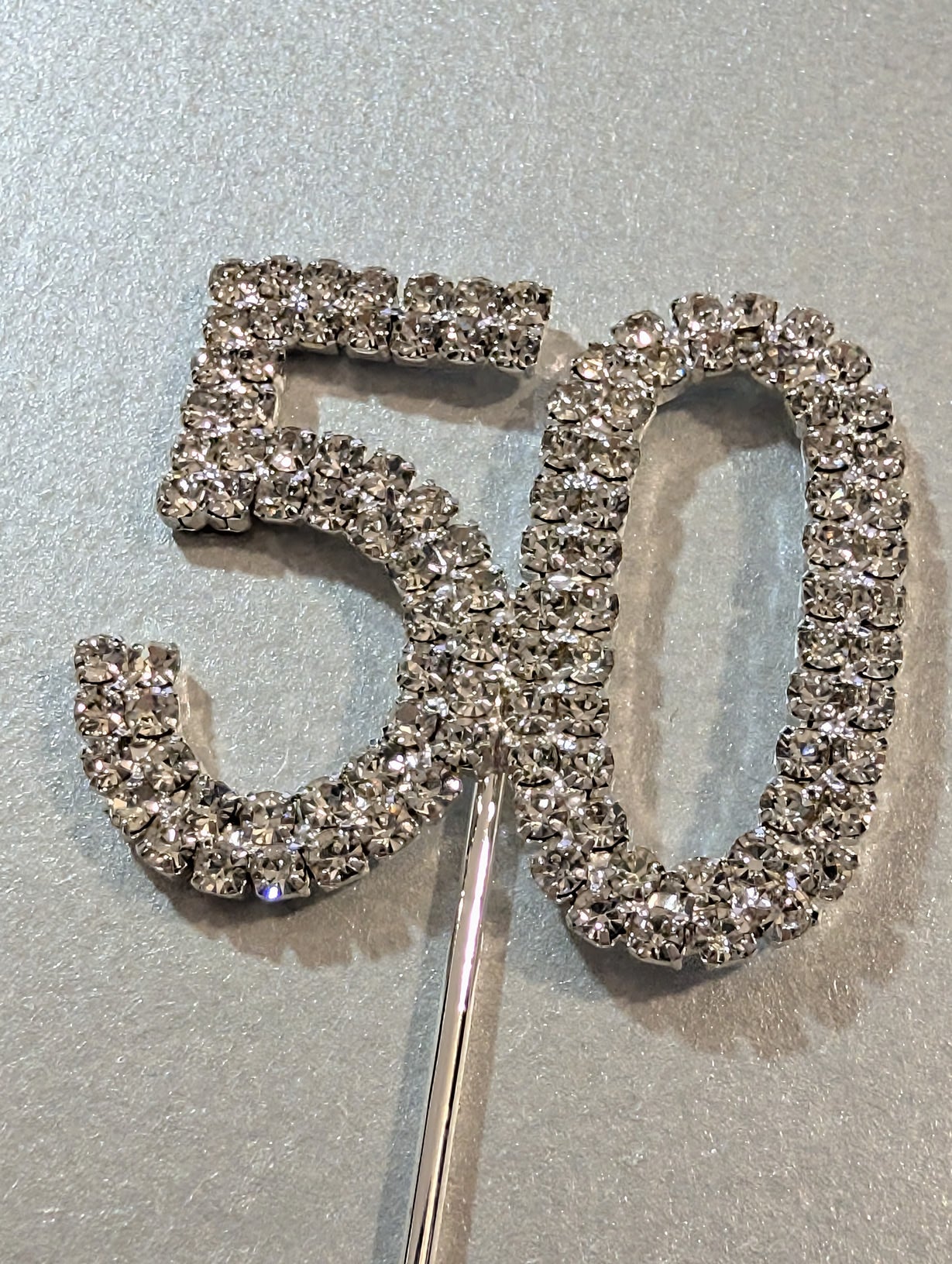 Diamante Topper - Number 50