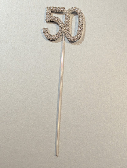 Diamante Topper - Number 50