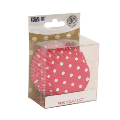 PME Cupcake Cases - Polka Dot - Pink