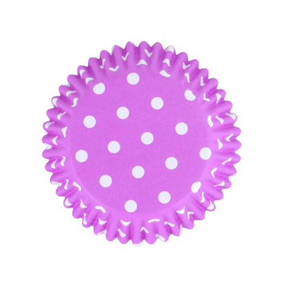 PME Cupcake Cases - Polka Dot - Purple