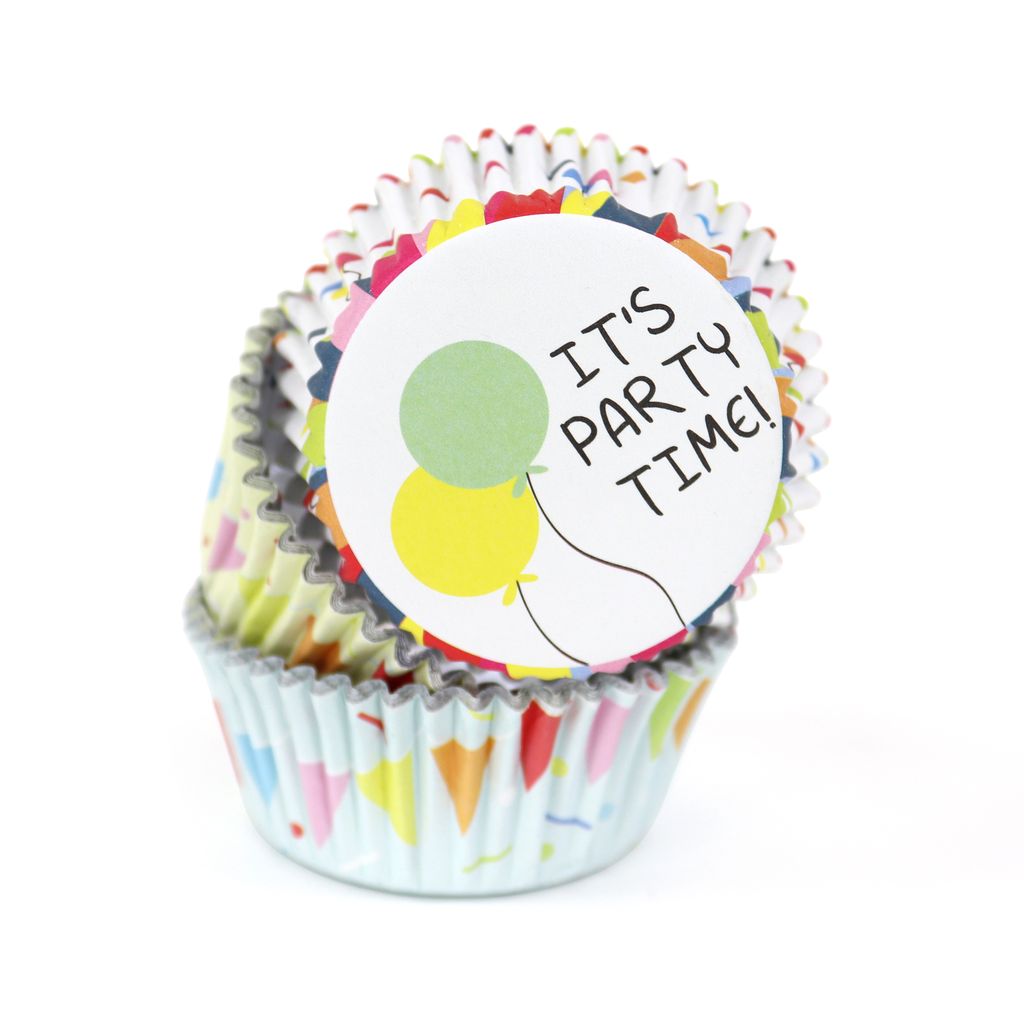PME Cupcake Cases - Party Time 60pc