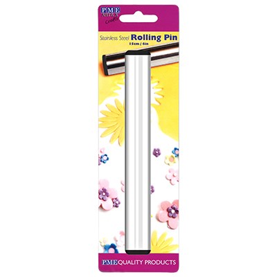 PME Stainless Steel Rolling Pin 6"