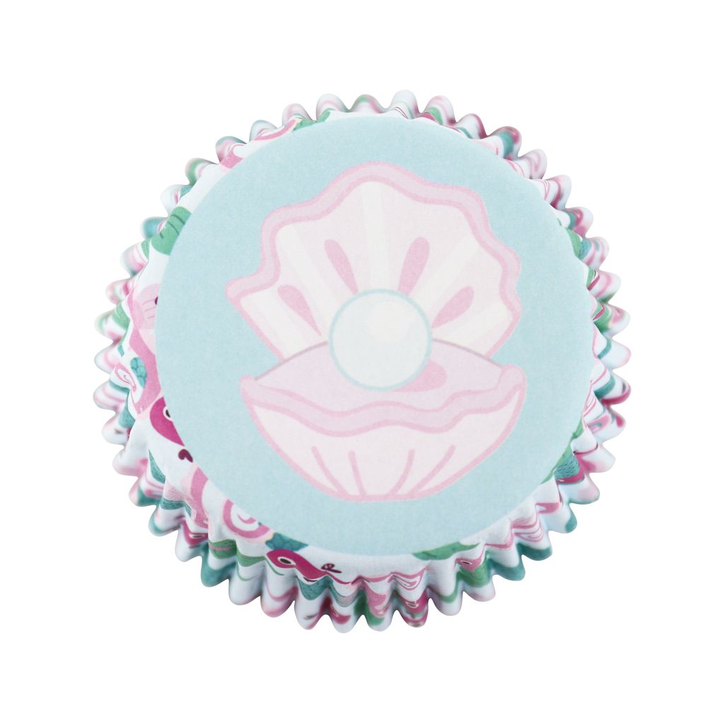 PME Cupcake Cases - Mermaid 60pc