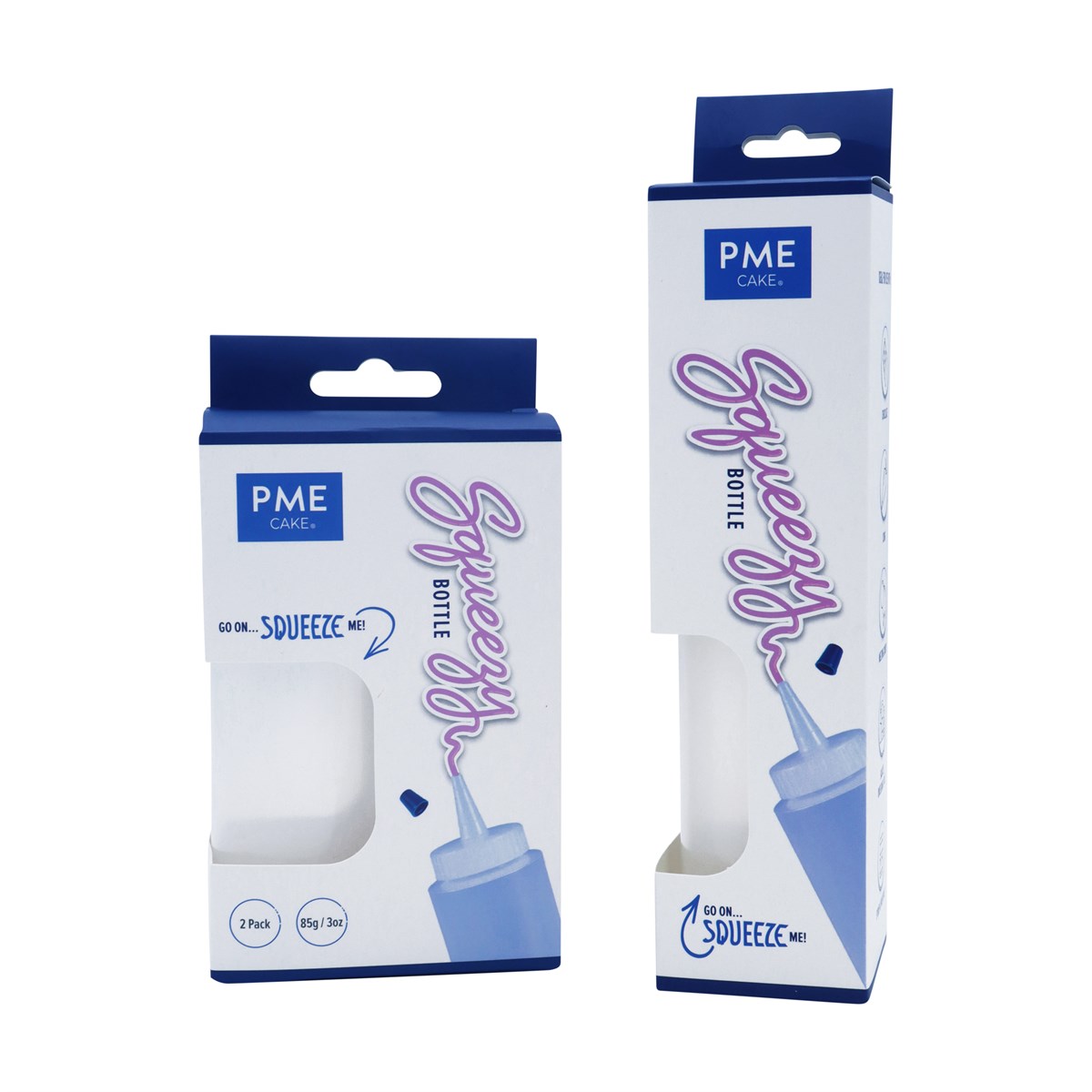PME Plastic Squeezy Bottles 85g 2pk