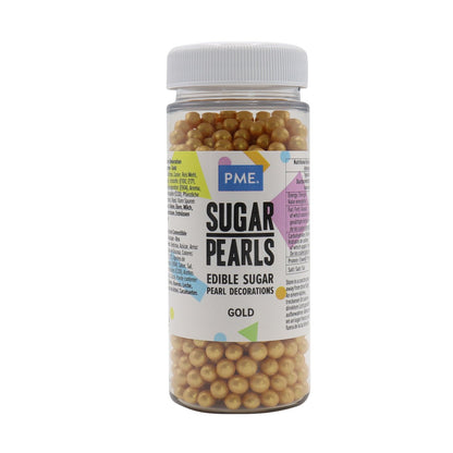 PME Sugar Pearls 60g - Gold