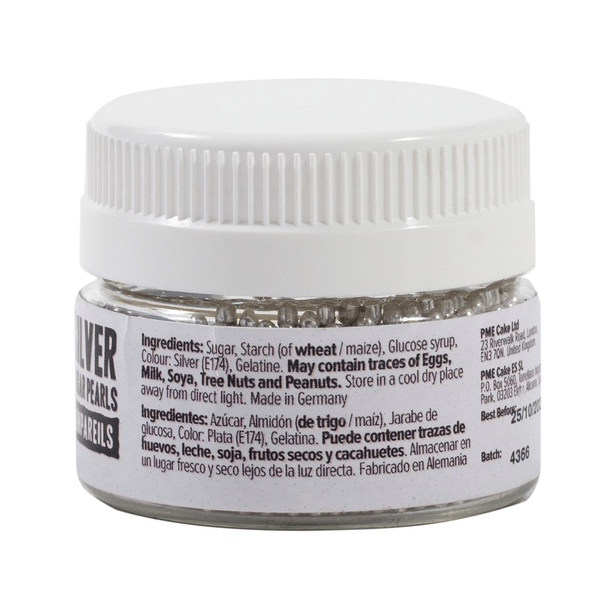 PME Silver Pearls 25g - Non-Pareils