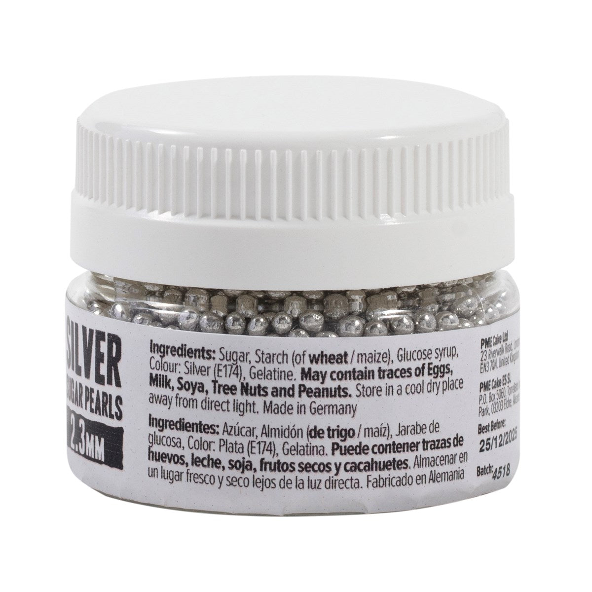 PME Silver Pearls 25g - 2.3mm