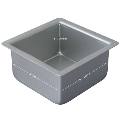 PME Pro 5"x3" Square Cake Tin