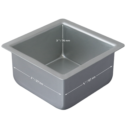 PME Pro 5"x3" Square Cake Tin