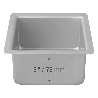 PME Pro 5"x3" Square Cake Tin