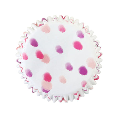 PME Cupcake Cases - Watercolour Dots 60pc