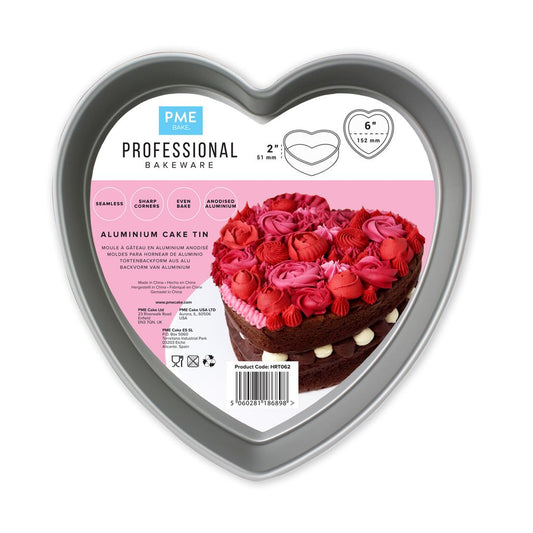 PME Heart Cake Tin - 6" x 2" High