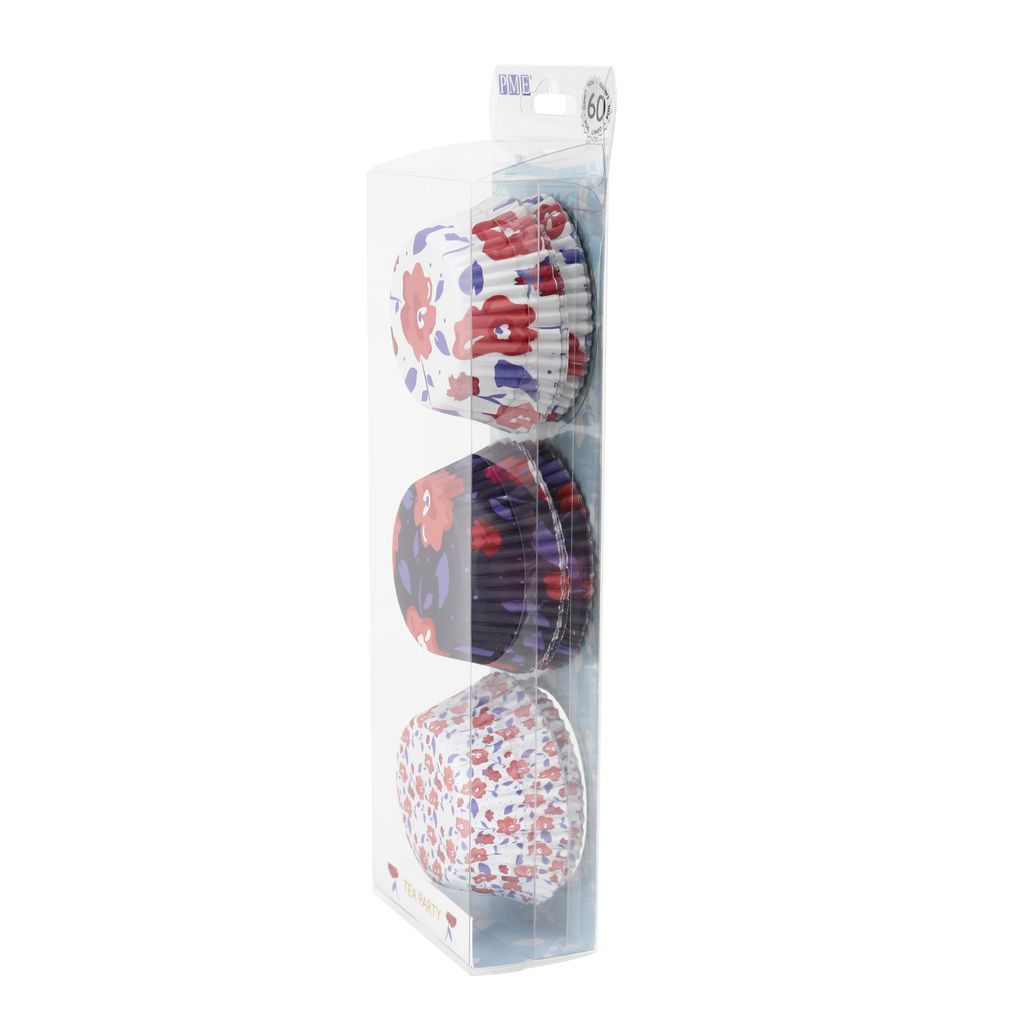 PME Cupcake Cases - Tea Party 60pc