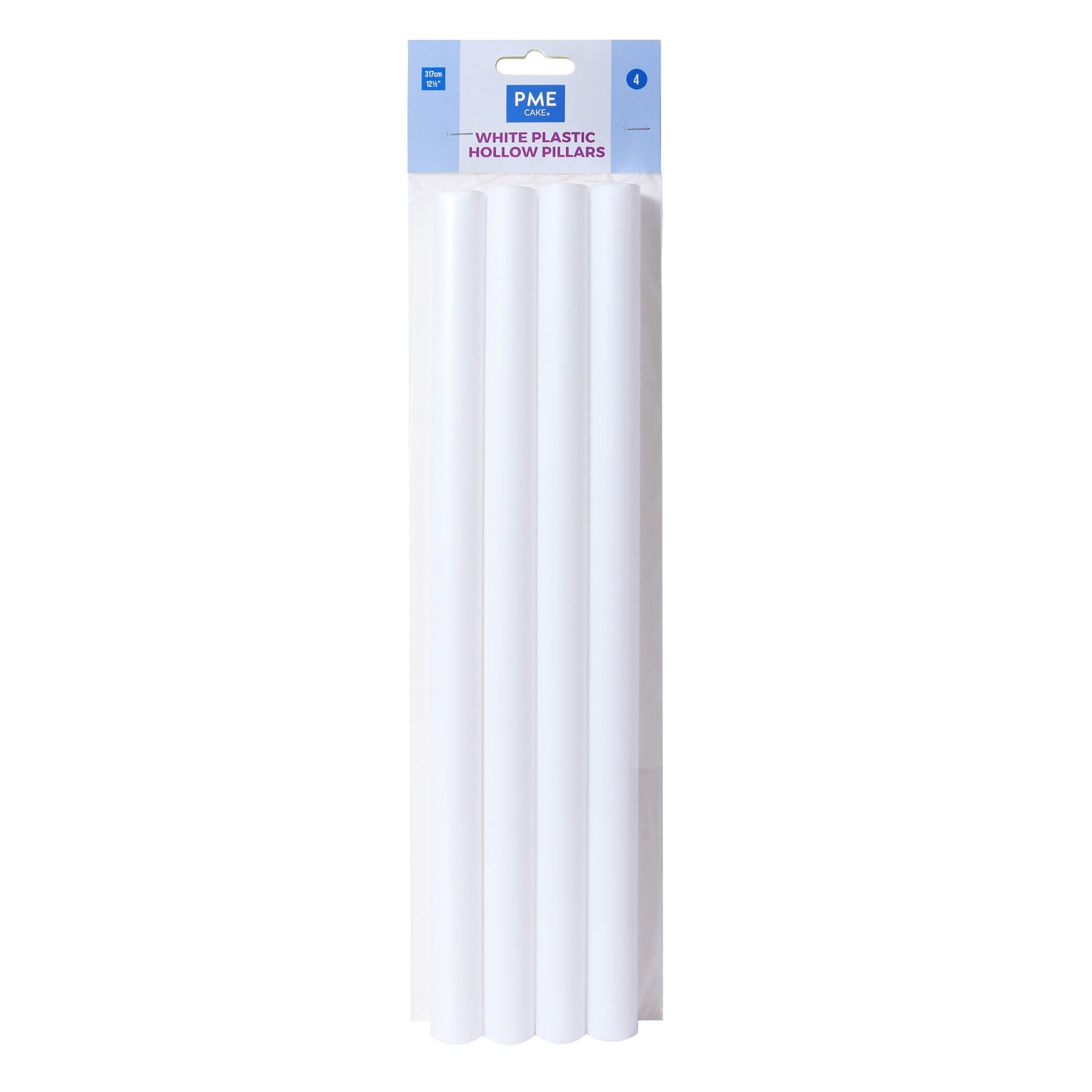 PME Hollow Cake Dowel Pillars 4pk - 12.5"