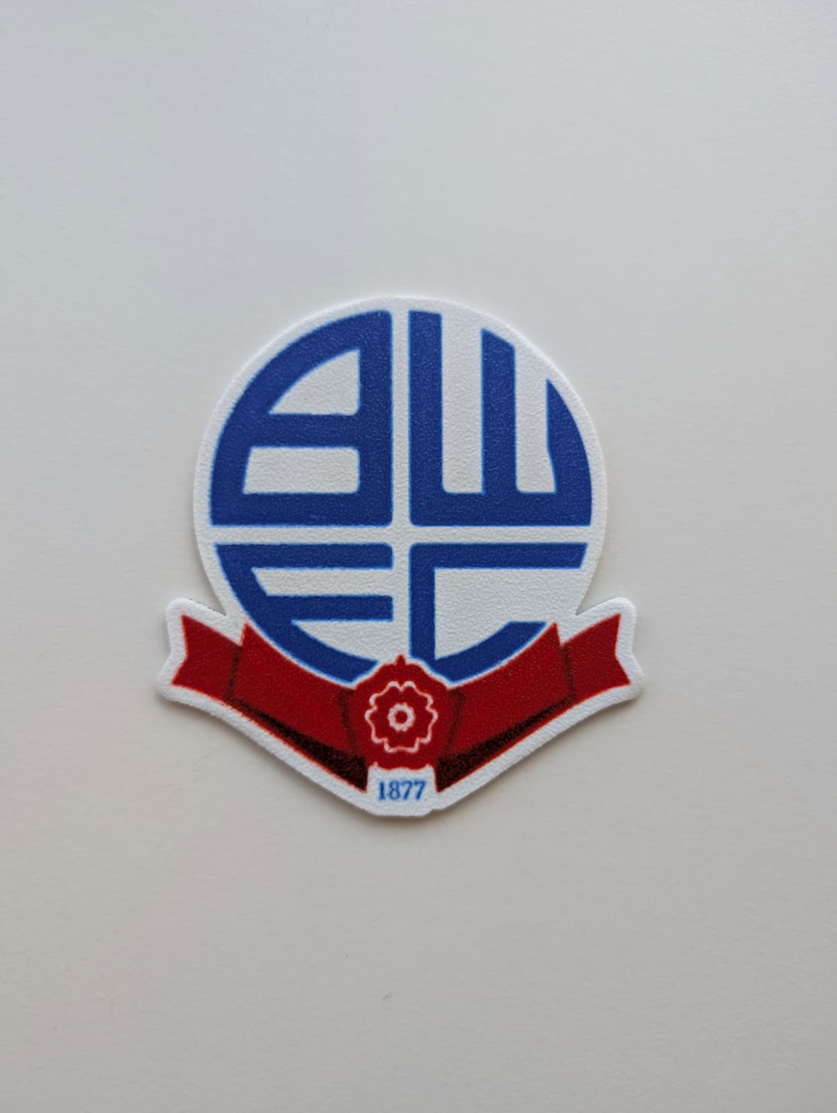 Bolton Wanderers BWFC Football Style Cake Charm 10cm