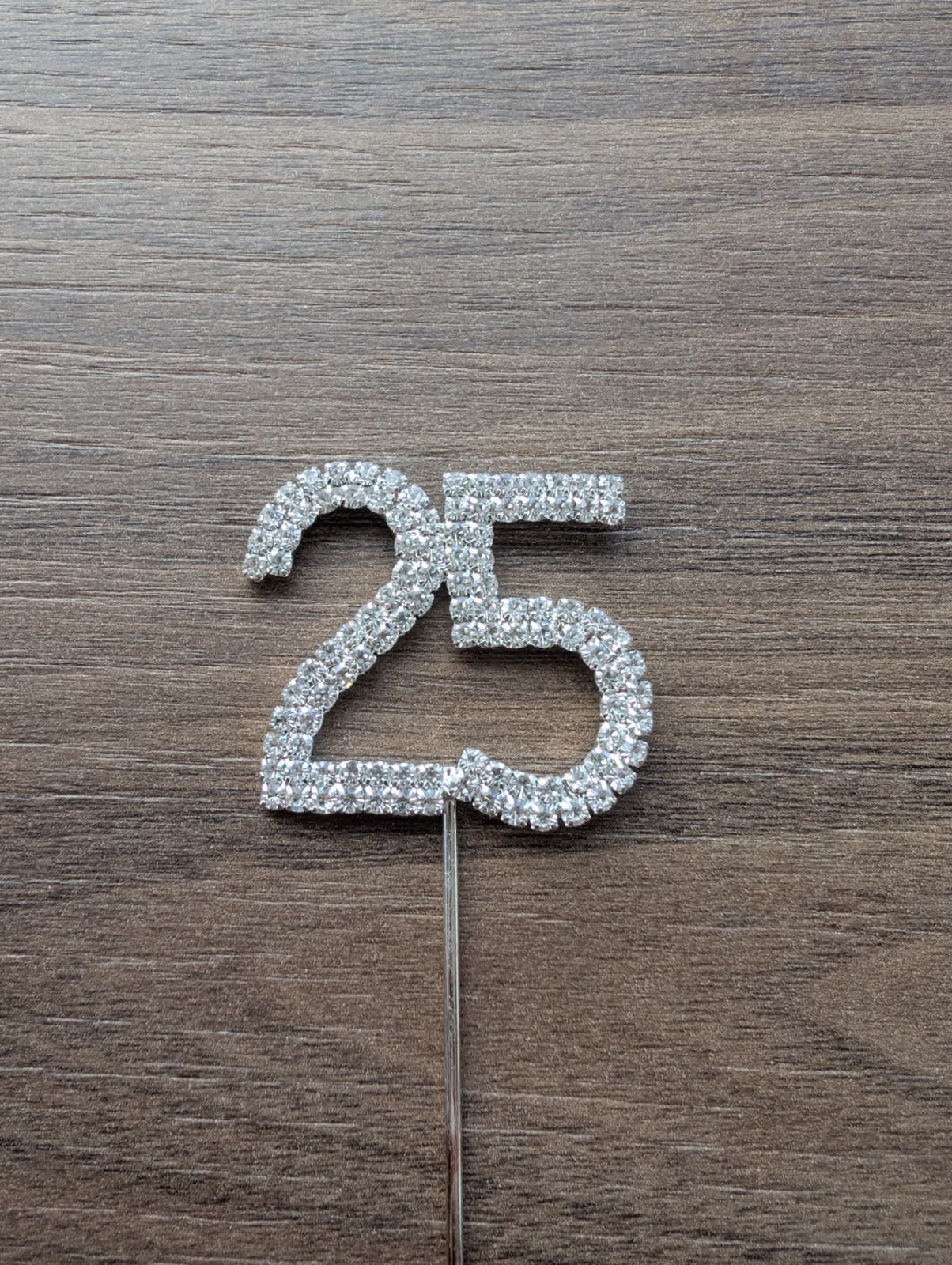 Diamante Topper Number 25