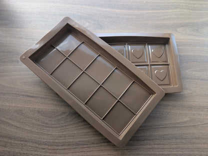 Chocolate Mould x2 - Filled Dubai Bar Style Slab