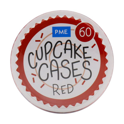 PME Cupcake Cases 60pk - Red