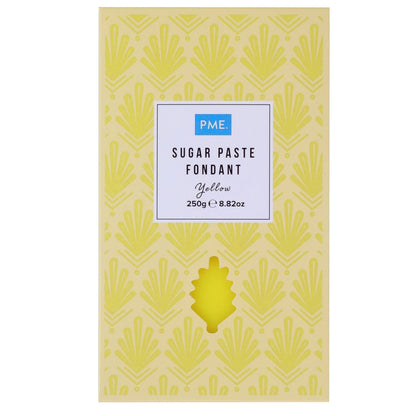 PME Sugar paste Fondant 250g - Yellow