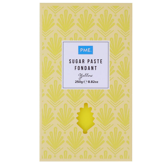 PME Sugar paste Fondant 250g - Yellow