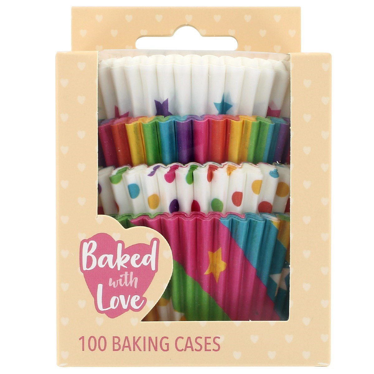 Baked With Love Rainbow Baking Cases 100pcs