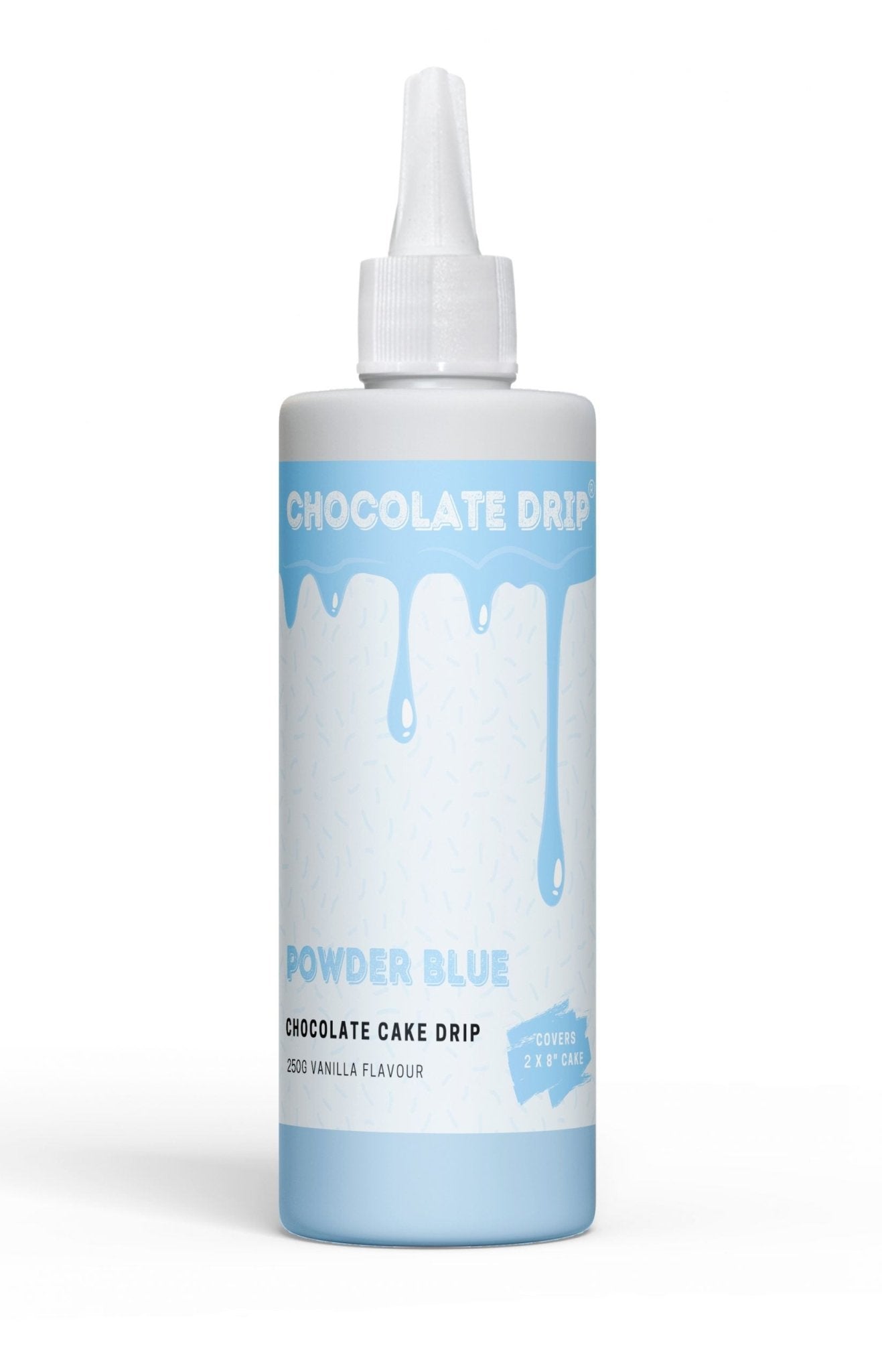 Clearance [Out Of Date] - Chocolate Drip 250g - Powder Blue