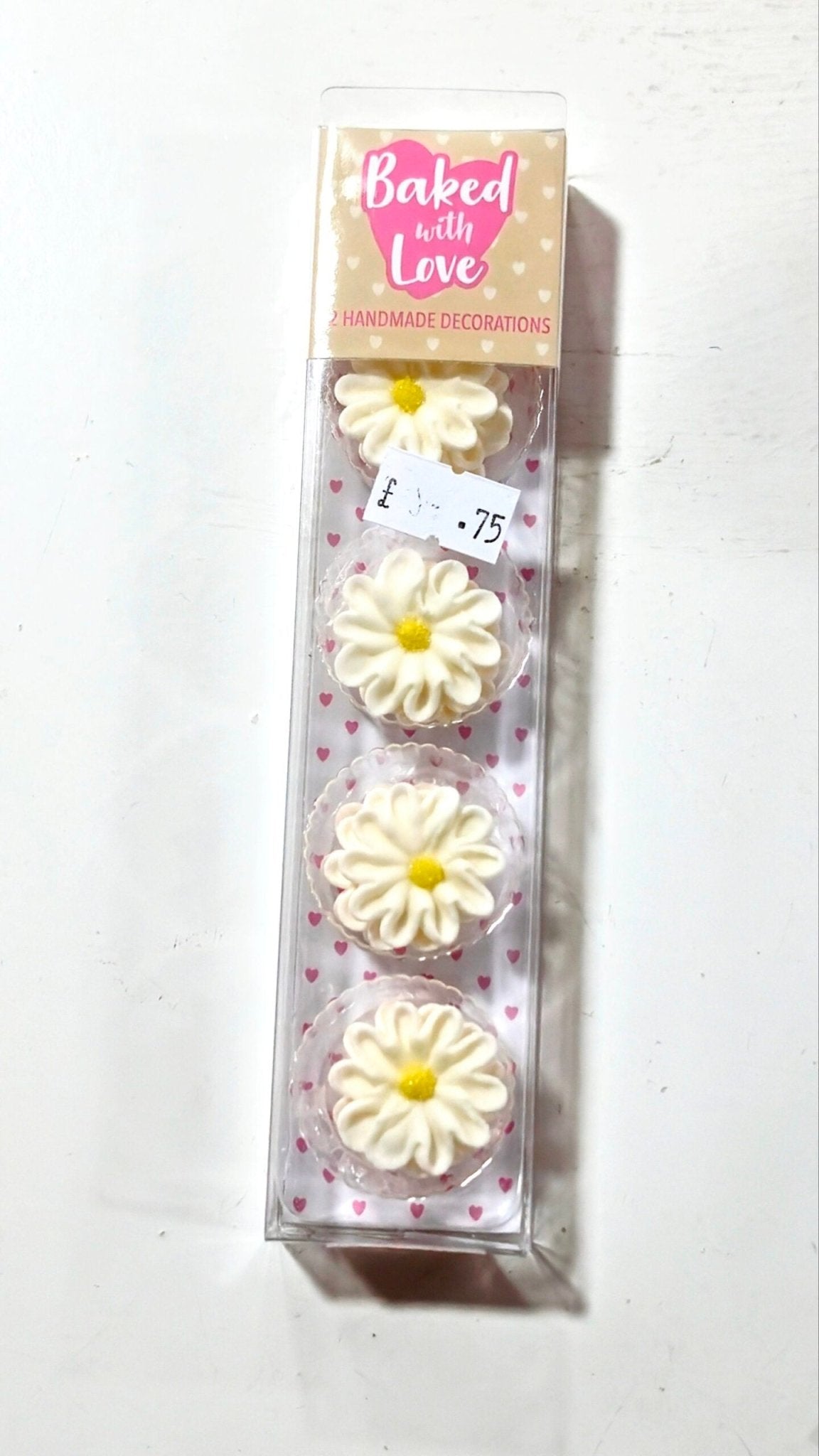 Clearance [Out Of Date] - Culpitt Daisies Sugar Deco 12pcs