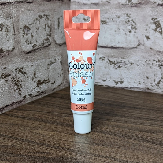 Colour Splash Colouring Gel 25g - Coral