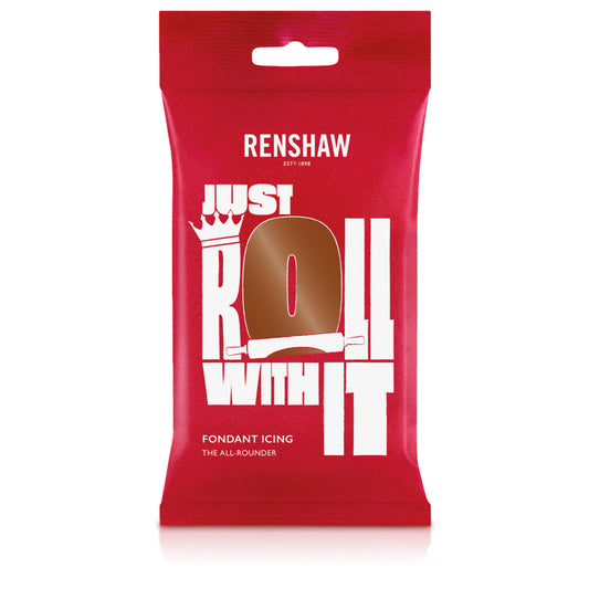 Renshaw Professional Sugarpaste 250g - Dark Brown