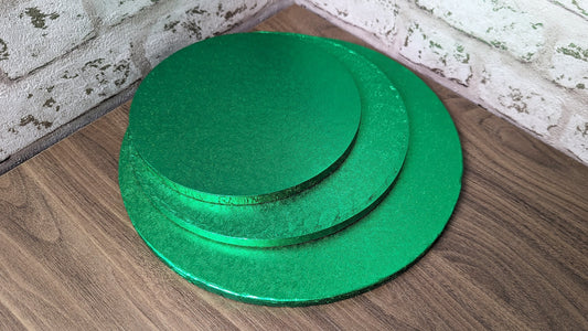 Green Round Cake Drums