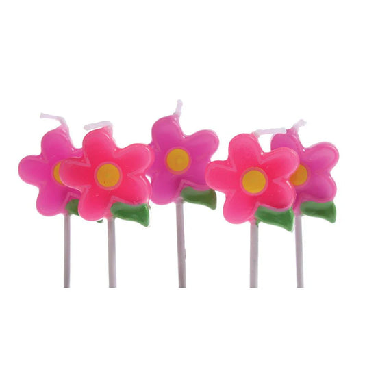 Flower Candles 5pcs